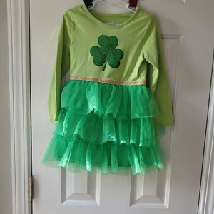 Wonder Nation Green Shamrock Dress